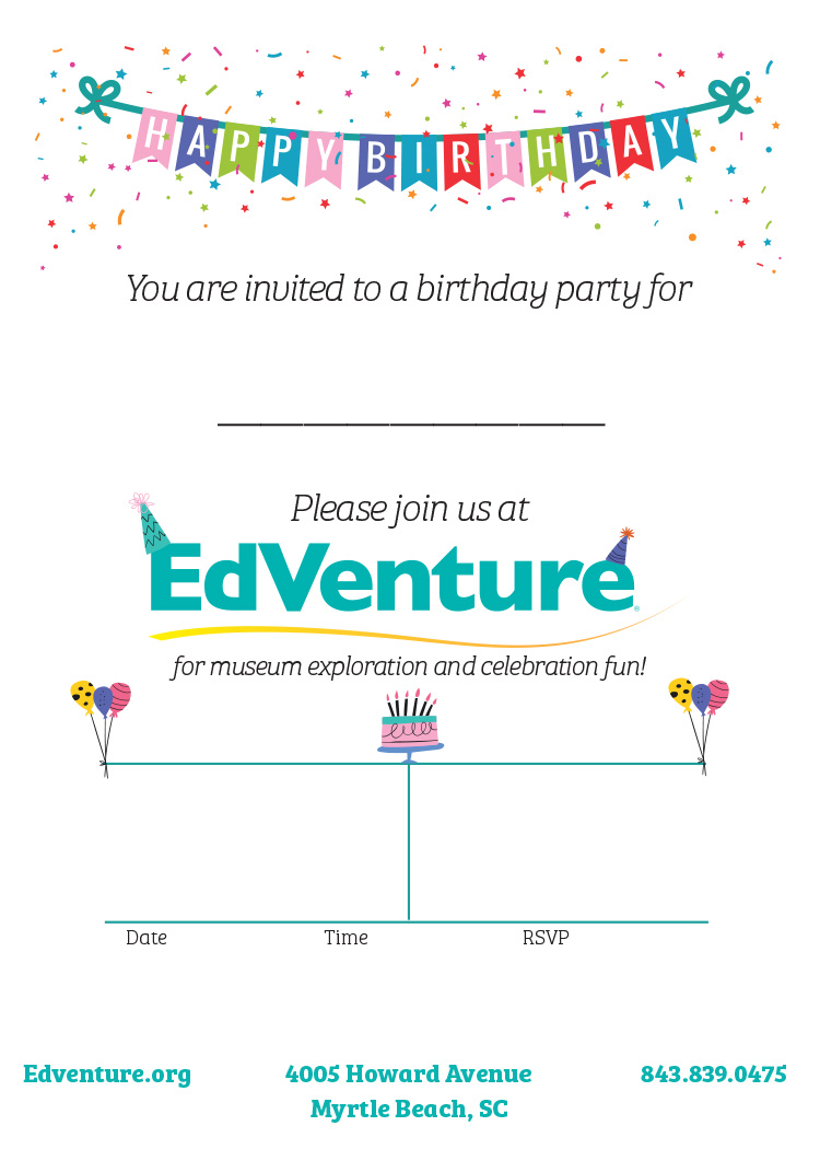 EdV MB birthday invitation